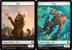 Cat (0001) // Cat (0002) Doubled-Sided Token